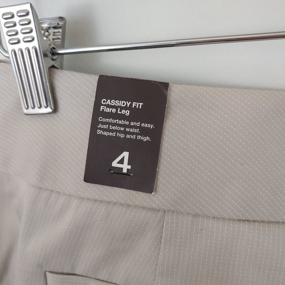 The Limited Cassidy Fit Khaki Trousers size 4 NWT - Picture 7 of 9